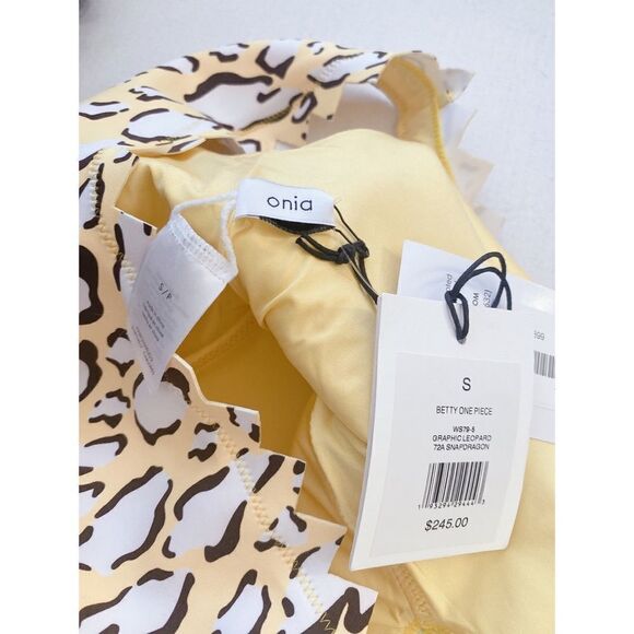 Onia Betty cut out one piece swimsuit leopard - Picture 8 of 9